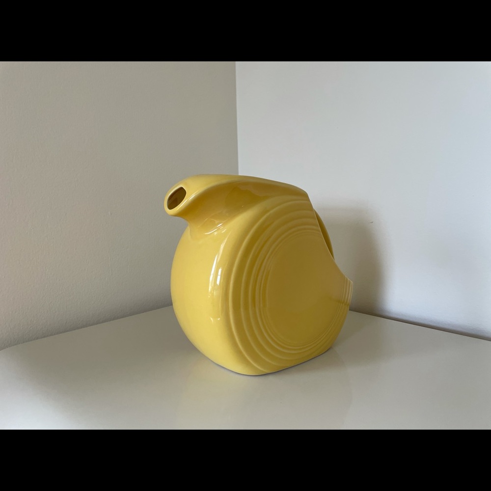 Fiestaware Disk Pitcher